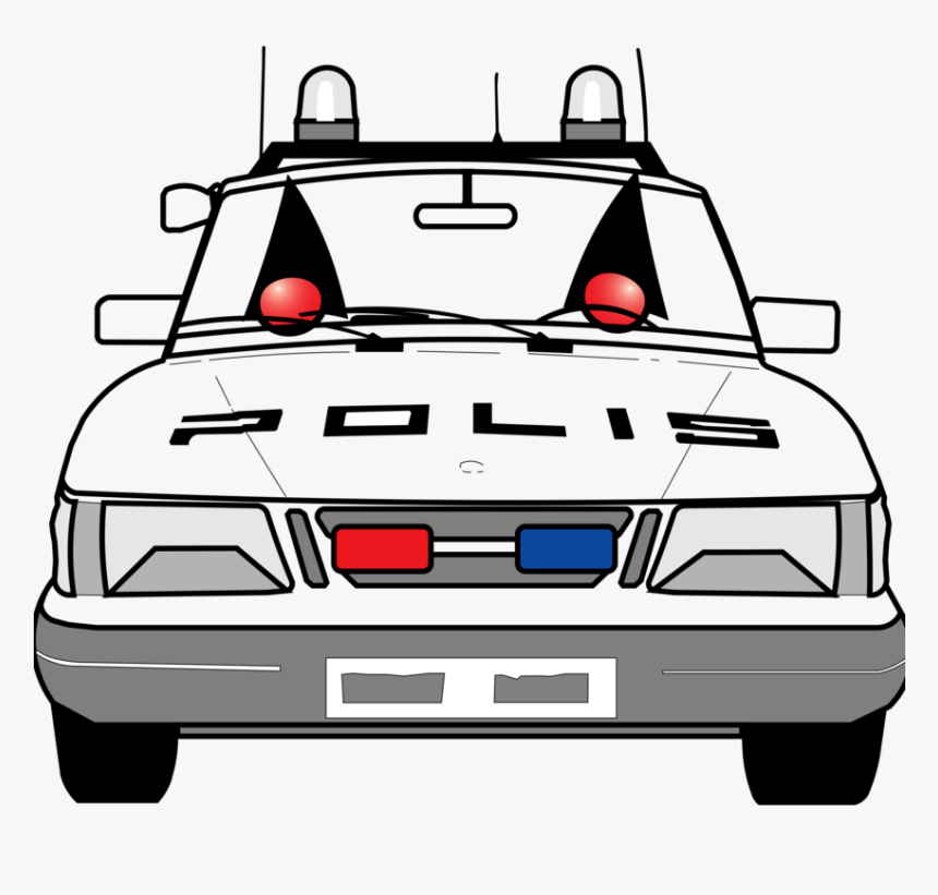 Watercraft Automotive Exterior Compact Car Front Of A Cop Car Drawing Hd Png Download Kindpng