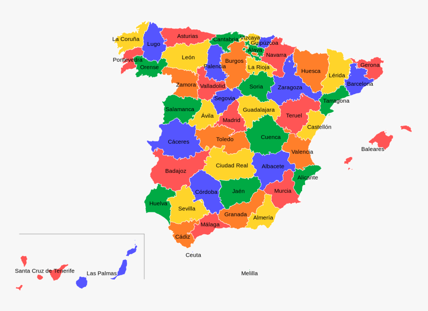 Provinces Of Spain - Spain, HD Png Download, Free Download