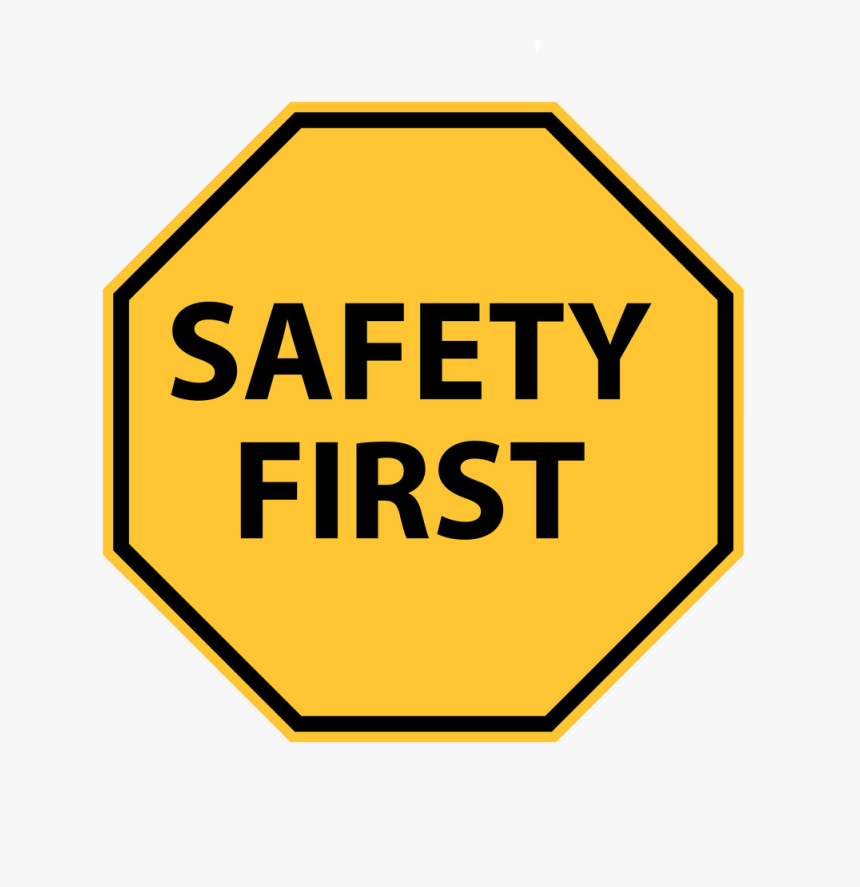 Safety Sign White Background, HD Png Download, Free Download