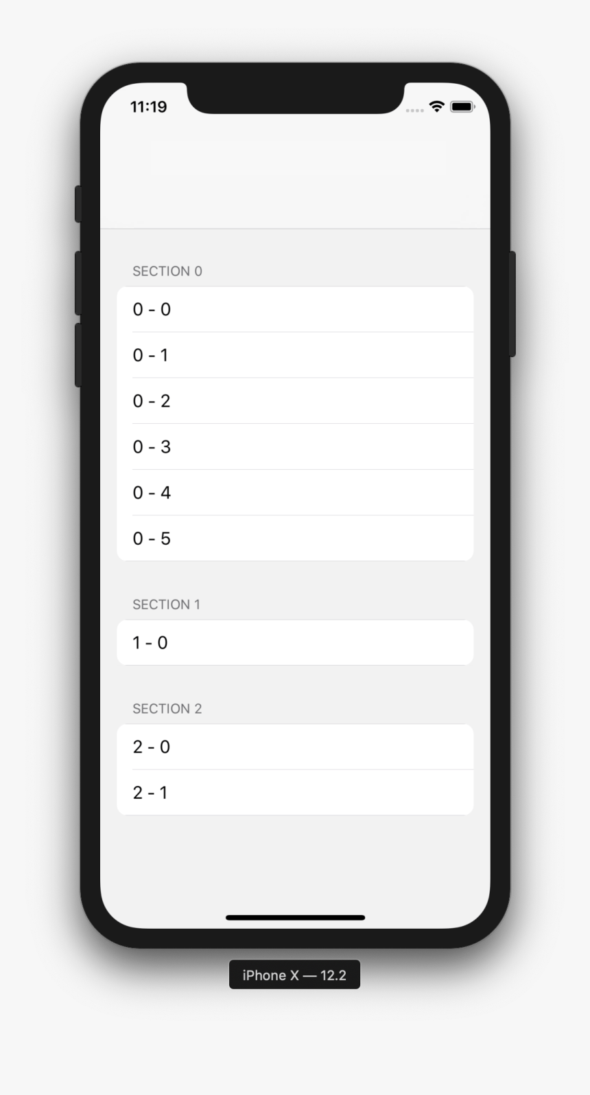 A Tableview With Rounded Corners On Each First And - React Native Drawer Profile, HD Png Download, Free Download