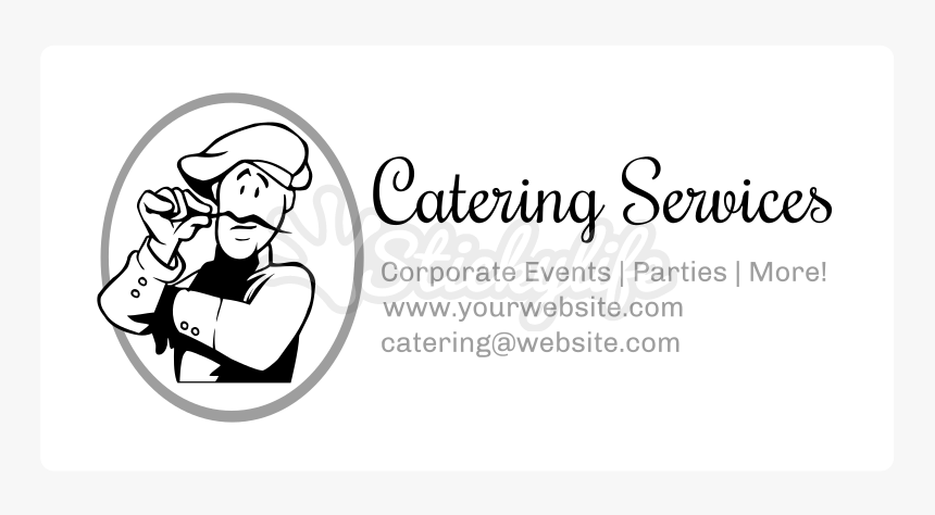 Catering Custom Rectangle Car Magnet - Emporium, HD Png Download, Free Download