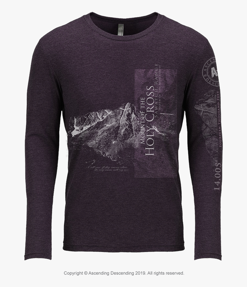 Holy Cross - Web Image - Front - Long-sleeved T-shirt, HD Png Download, Free Download