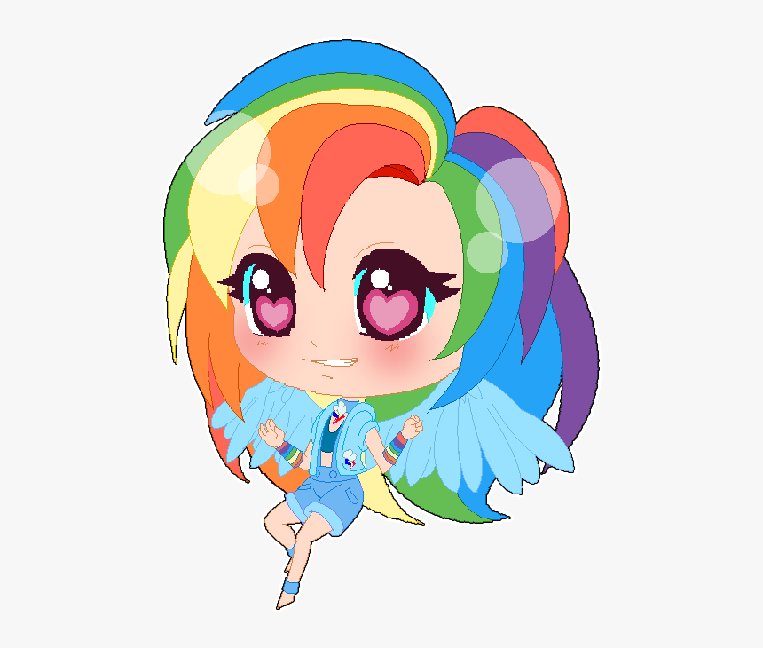 Mofu-chan, Chibi, Cute, Dashabetes, Flying, Heart Eyes, - Cartoon, HD Png Download, Free Download