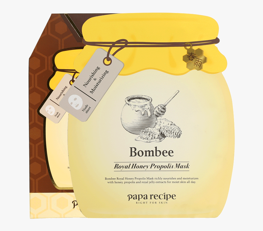 Papa Recipe Bombee Royal Honey Propolis Mask, HD Png Download, Free Download