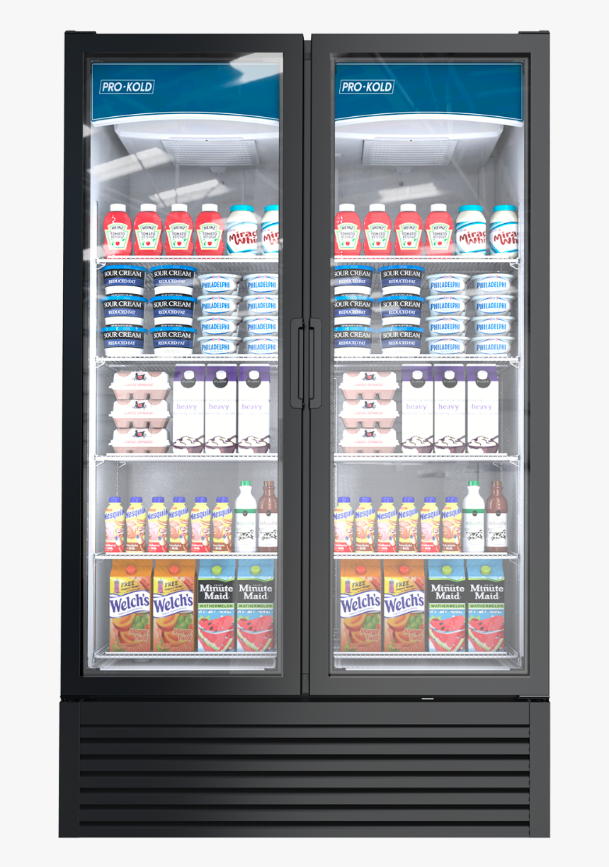 Pro Kold Vc 49, Double Door Glass Merchandiser Swing - Vending Machine, HD Png Download, Free Download