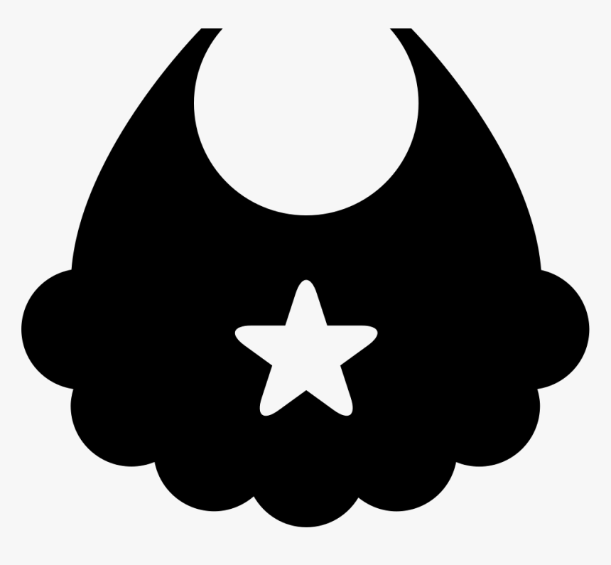 Female Baby Bib With A Little Star - Monster Barrels Design Logo, HD Png Download, Free Download