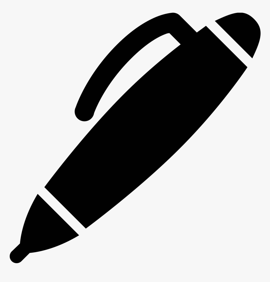 Pen Vector Png - Black Pen Icon, Transparent Png, Free Download