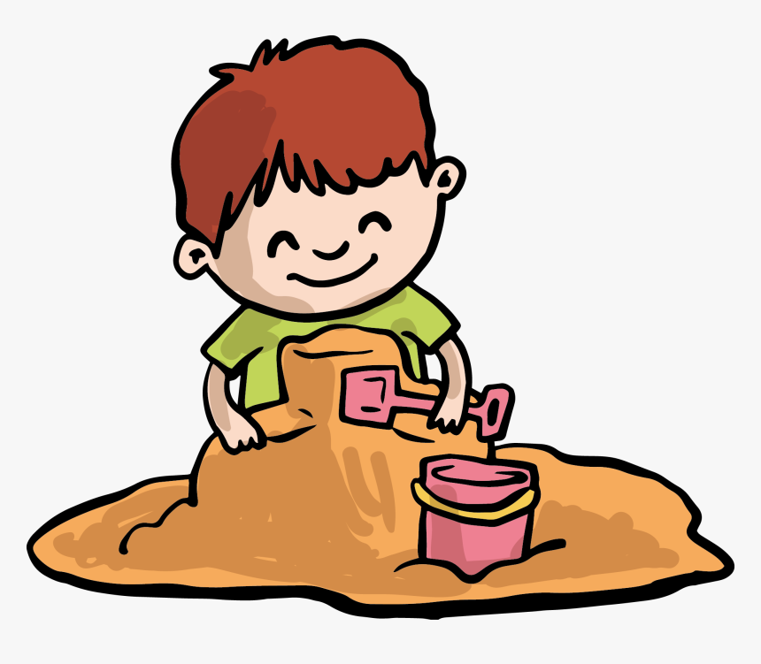 Transparent Download Clipart - Playing With Sand Clipart, HD Png Download, Free Download