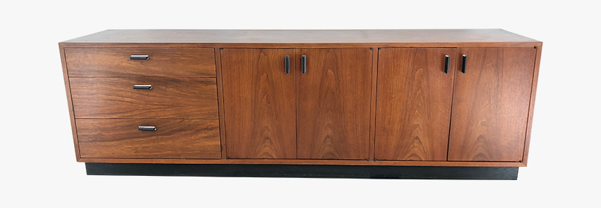 Walnut Credenza By Jack Cartwright - Sideboard, HD Png Download, Free Download