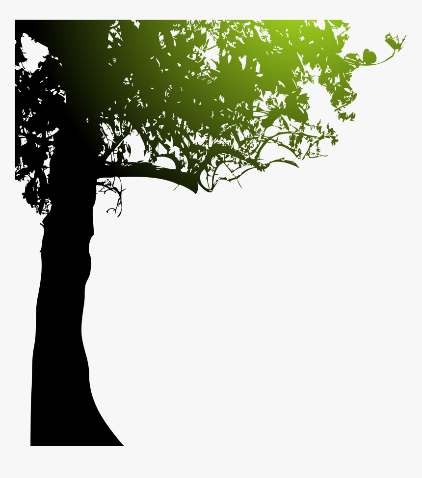 Silhouette Royalty Free Tree - Transparent Background Tree Graphic Tree Silhouette, HD Png Download, Free Download