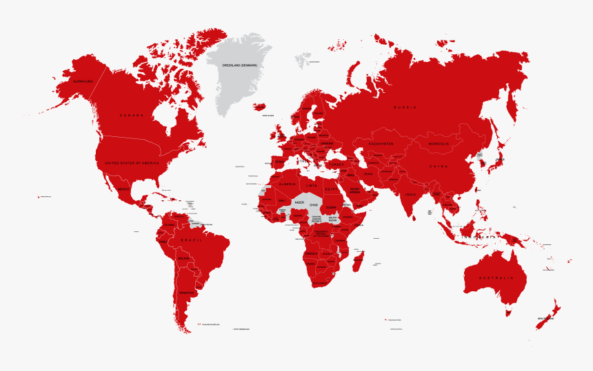 Countries Served - Nandos Locations Around The World, HD Png Download, Free Download