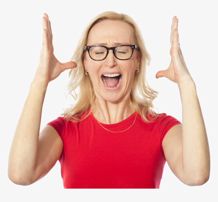 Happy Women Png Image - Angry Mom Png, Transparent Png, Free Download