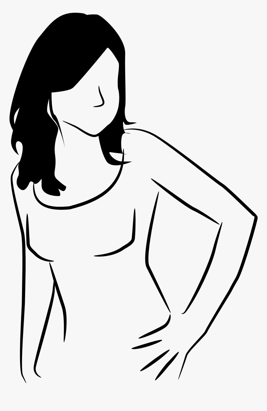 Free Line Woman Susan - Woman Clipart Line, HD Png Download, Free Download