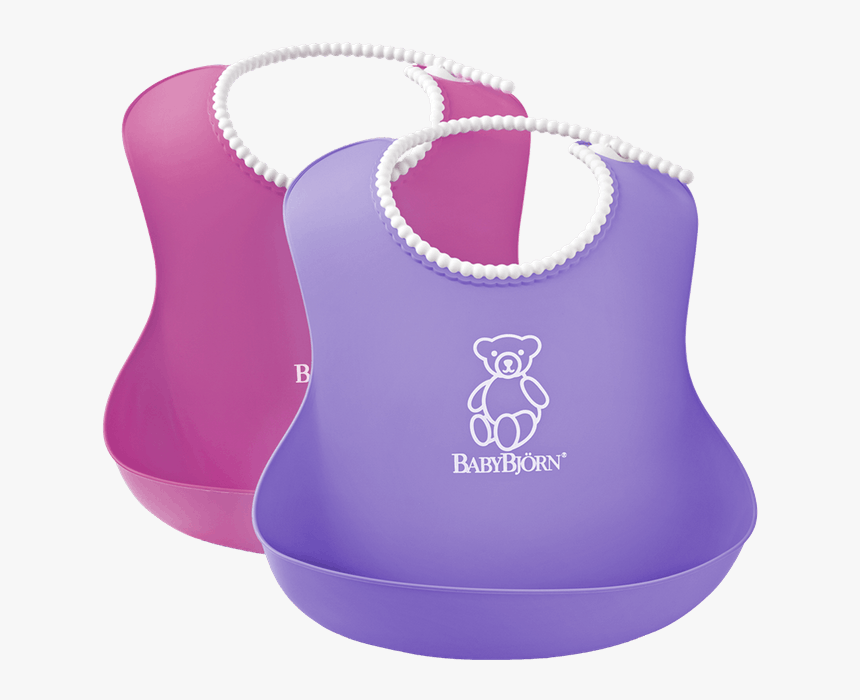 Babybjorn Soft Bib 2 Pack Pink/purple, HD Png Download, Free Download