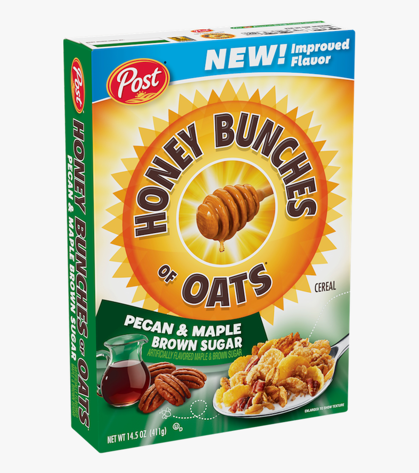 Packaging Of Honey Bunches Of Oats Maple Brown Sugar - Honey Bunches Of Oats Pecan And Maple Brown Sugar, HD Png Download, Free Download