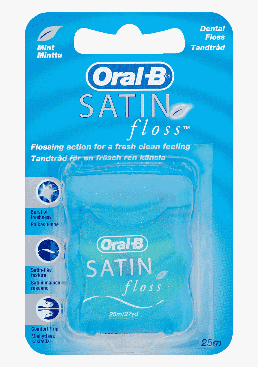 Oral-b Satin Floss - Oral B Satin Floss 25m, HD Png Download, Free Download