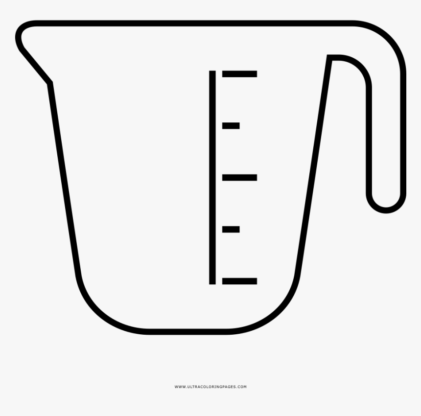 Measuring Cup Coloring Page