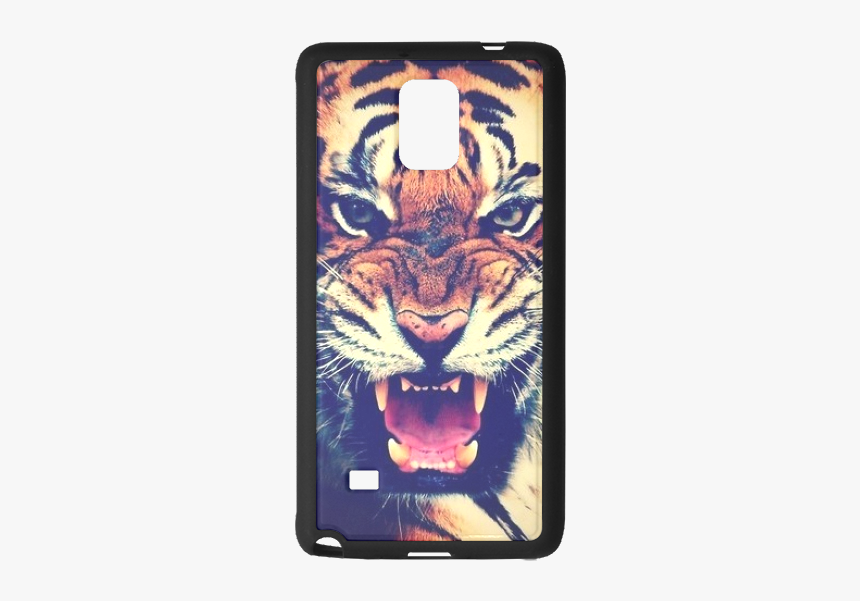 Roaring Tiger Rubber Case For Samsung Galaxy Note - Mobile Phone, HD Png Download, Free Download