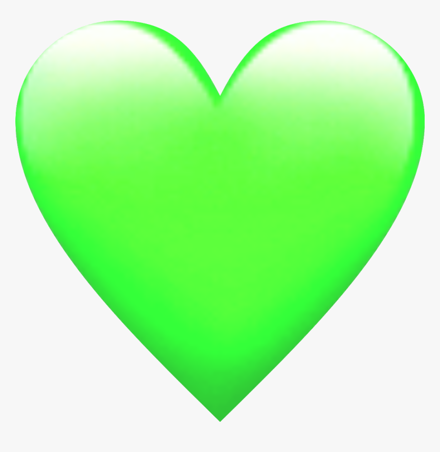 #green #heart #love #emoji #pixle22 - Green And Black Heart Emoji, HD Png Download, Free Download