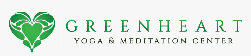 Greenheart Yoga & Meditation Center - Yoga Logo Green Png, Transparent Png, Free Download