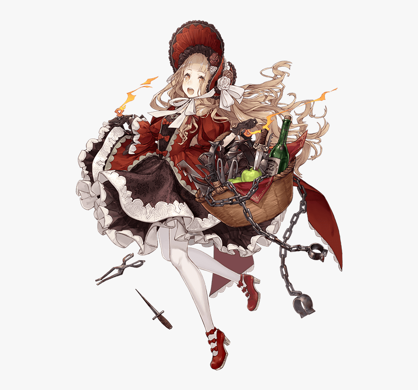 Red Riding Hood Sinoalice Mage, HD Png Download - kindpng