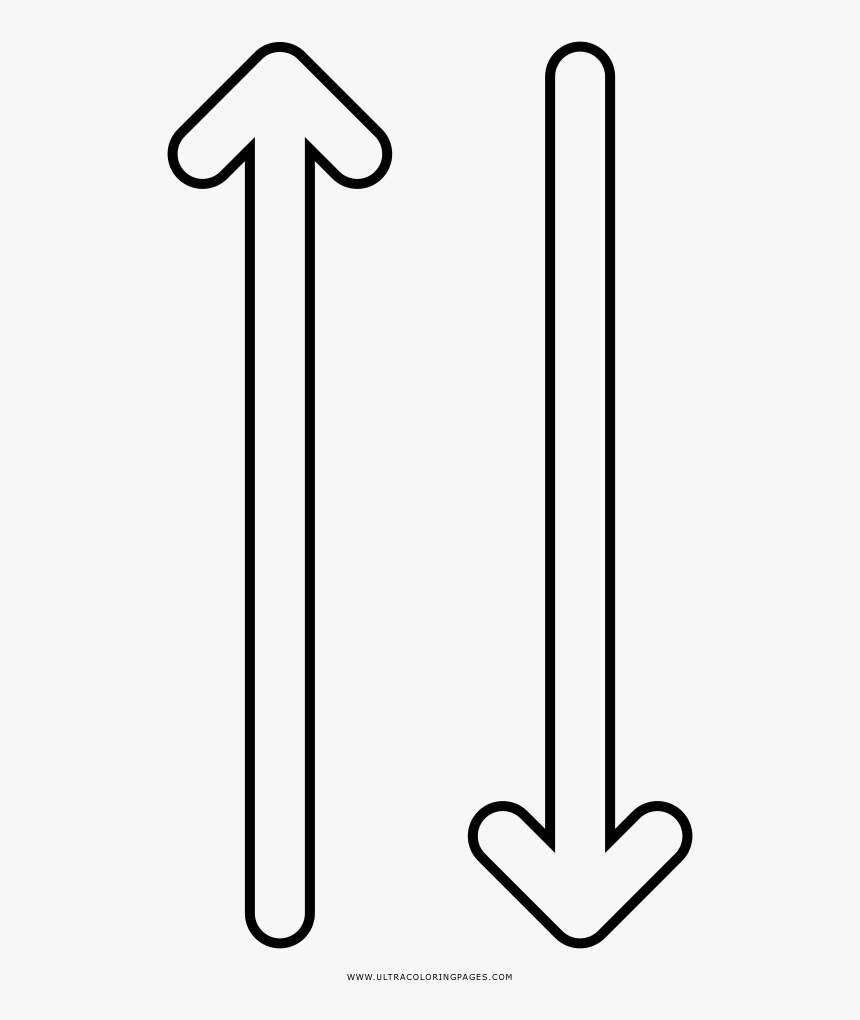 Up Arrow Coloring Page 6659