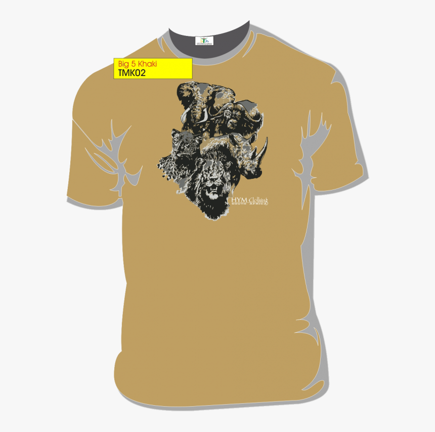 Big 5 Stone - African Big 5 T Shirt, HD Png Download - kindpng