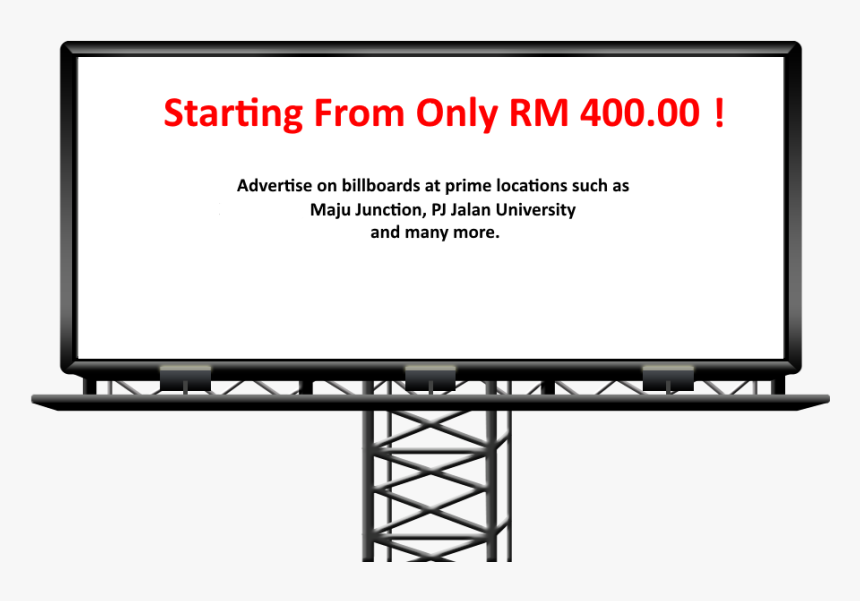 Billboard Ads Png - Billboard Clipart Png, Transparent Png, Free Download