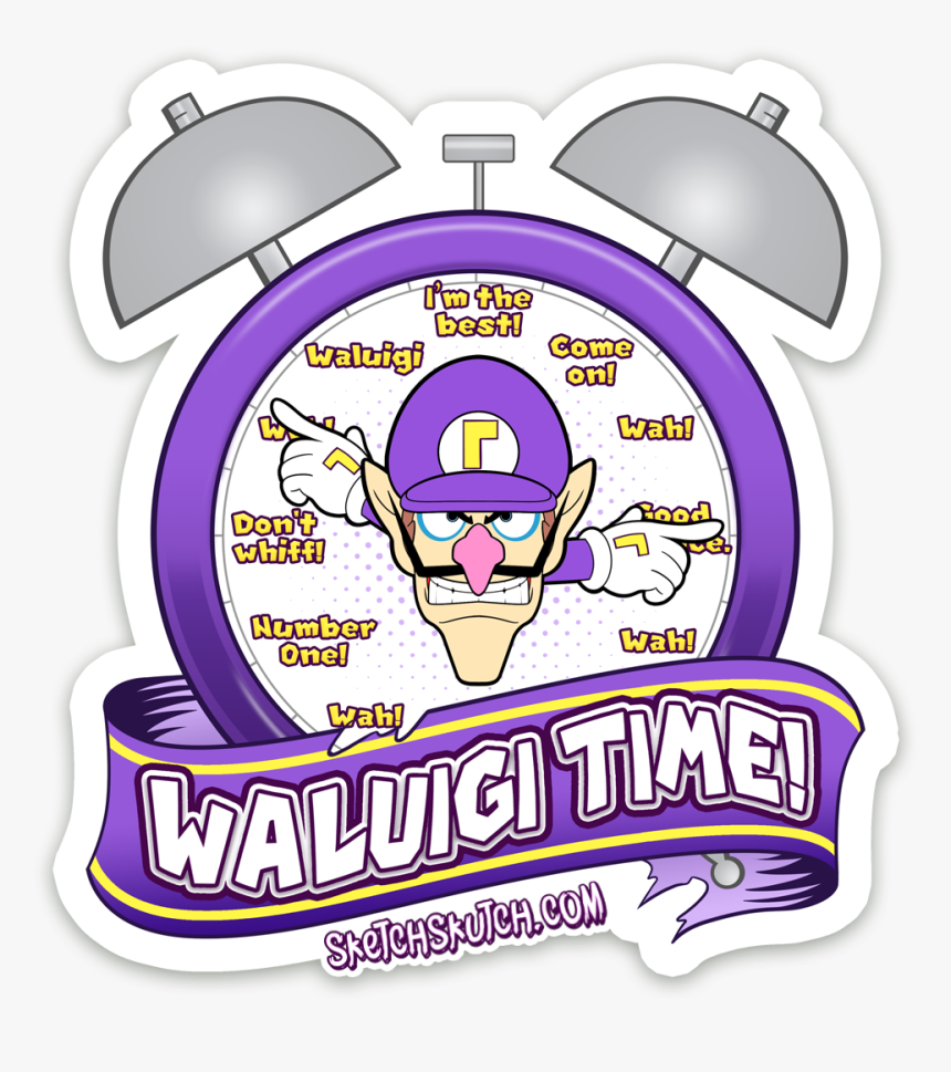 Waluigi Clock, HD Png Download, Free Download