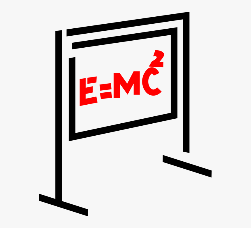 Vector Illustration Of Mass Energy Equivalence E= Mc2, HD Png Download, Free Download