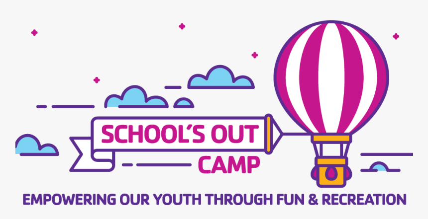 Schools Out Camp Logo - Hot Air Balloon, HD Png Download, Free Download