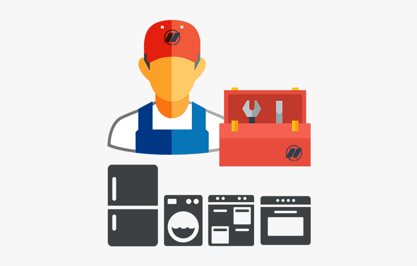 Electrician Clipart Refrigerator Repair - Washing Machine Maintenance Hd, HD Png Download, Free Download