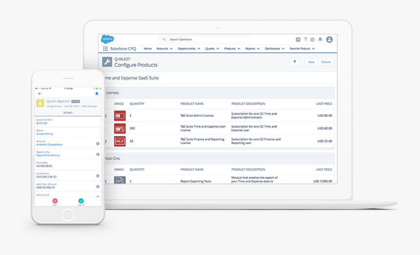 Cpq Software By Salesforce - Salesforce Quote, HD Png Download, Free Download