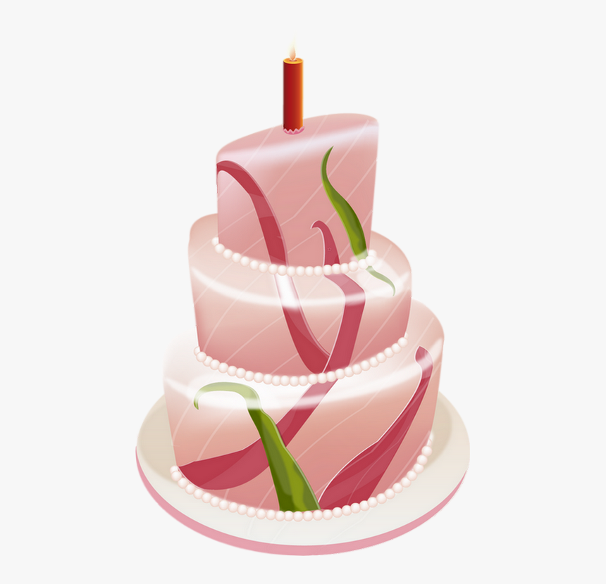 Tube Gateau D Anniversaire Bougie Birthday Cake Hd Png Download Kindpng