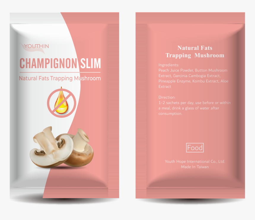 Champignon Slim Mushroom Slimming - Brochure, HD Png Download, Free Download