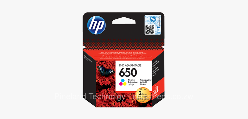 Hp 650 Tricolor Ink Cartridge, HD Png Download, Free Download