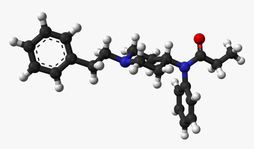 Fentanyl Xtal 3d Balls - Polyethylene Glycol 3d Structure, HD Png Download, Free Download