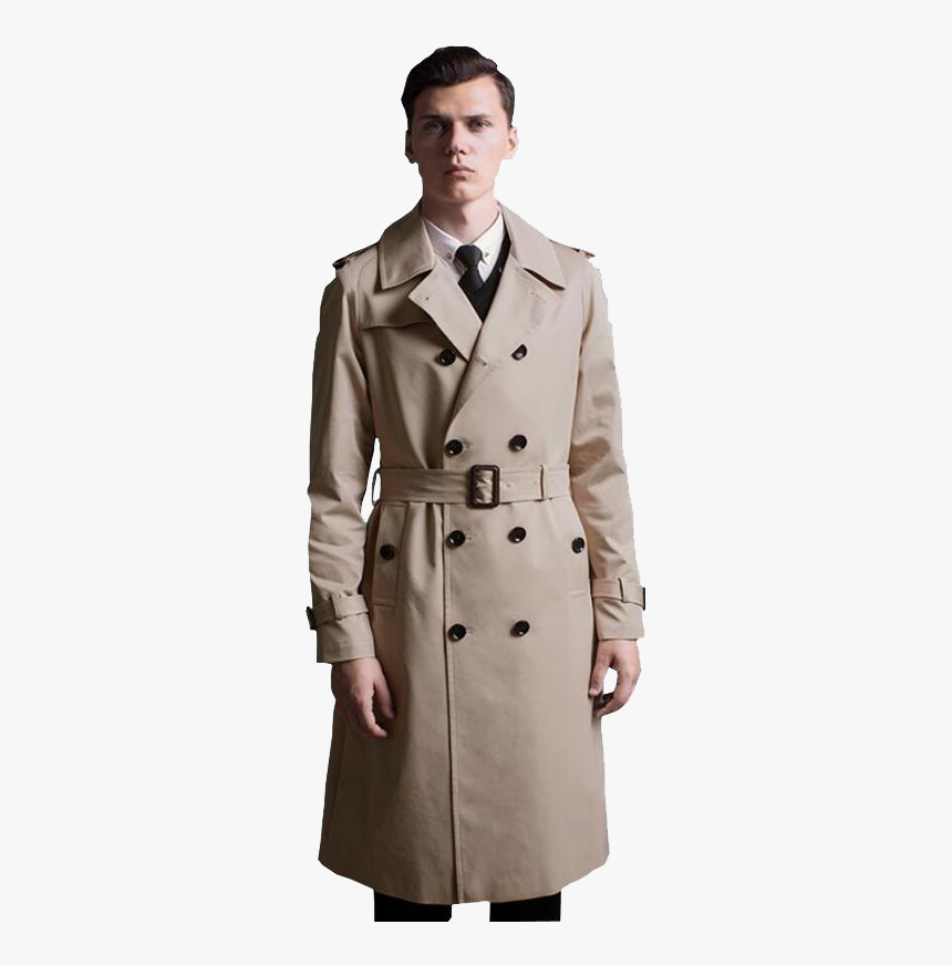 Men Long Coat Png Image Background - Trençkot Erkek Klasik Giyim ...