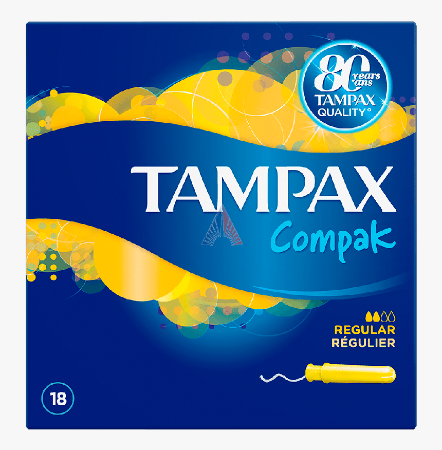 Tampax Compak Regular 6x20`s - Tampax Compak, HD Png Download, Free Download