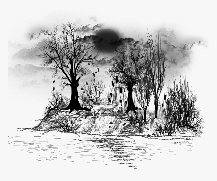 Buy Art PRINT of Original Pencil Trees Drawing by Katarzyna Kmiecik / Nature  Drawing, Pencil Trees, Pencil Landscape, Drawing Print, Atmospheric Online  in India - Etsy