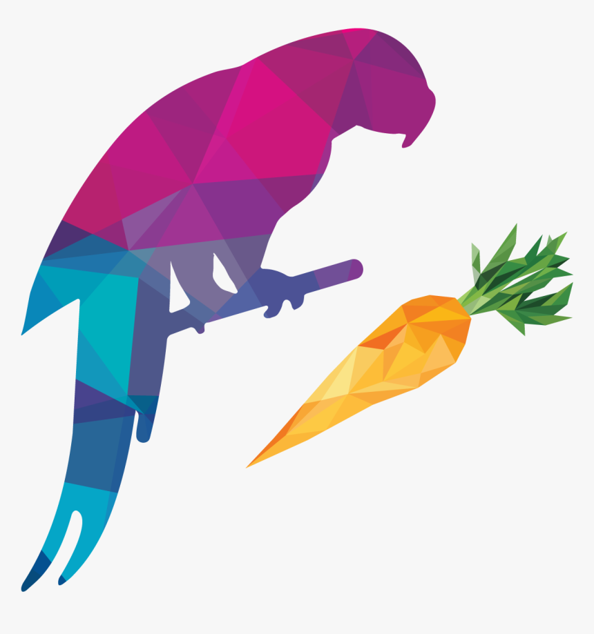 Parrots And Carrots - Parrot Icon Png, Transparent Png, Free Download