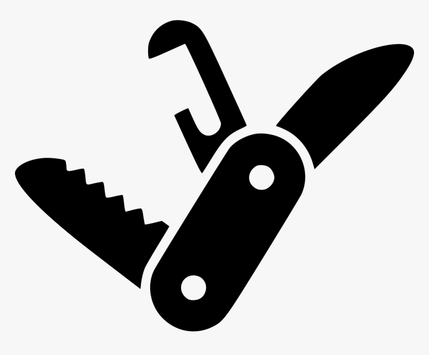 Swiss Army Knife Survival Tool - Survival Knife Icon Png, Transparent Png, Free Download