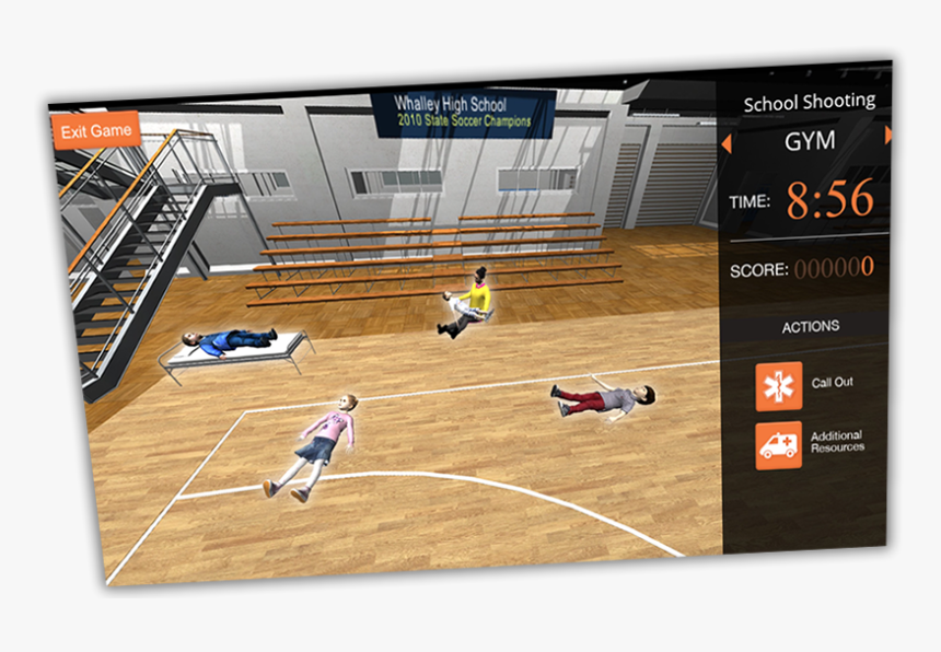 60 Seconds To Survival Html Game - Basketball Court, HD Png Download, Free Download