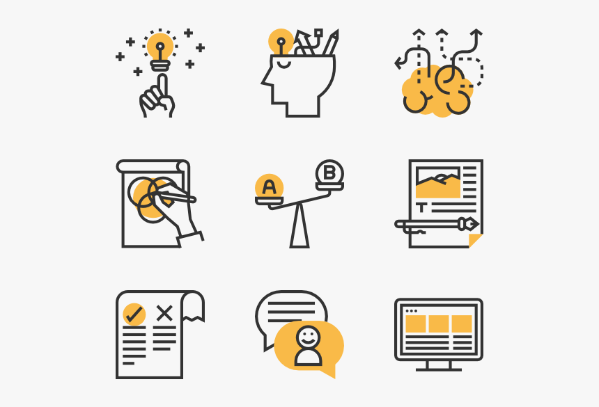 Icon For Design Thinking, HD Png Download, Free Download