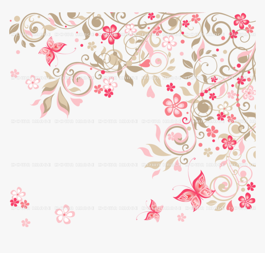 Background Flower Design Png, Transparent Png, Free Download