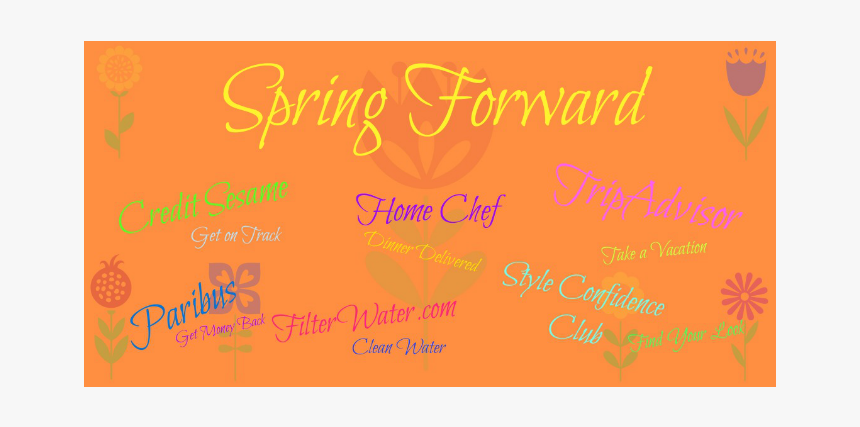 Spring Forward - Greeting Card, HD Png Download, Free Download