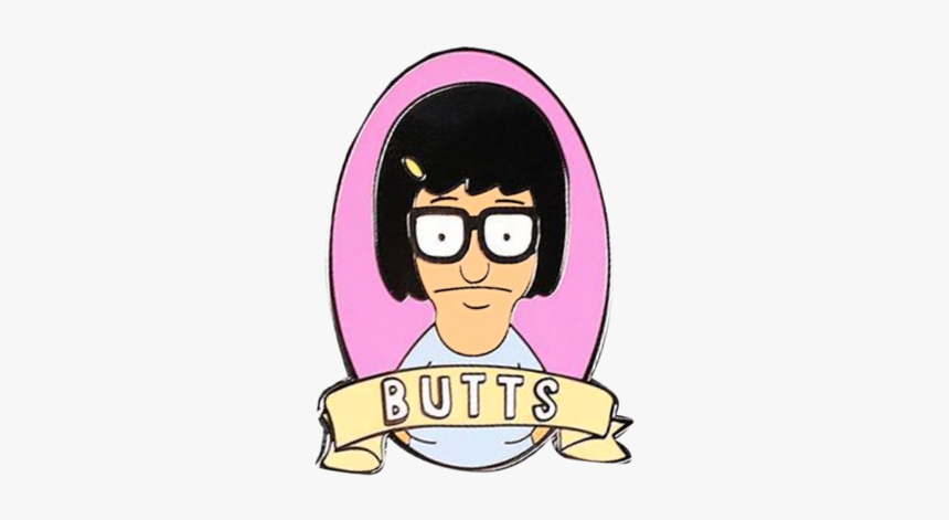 Tina Likes Butts Pin - Cartoon, HD Png Download, Free Download