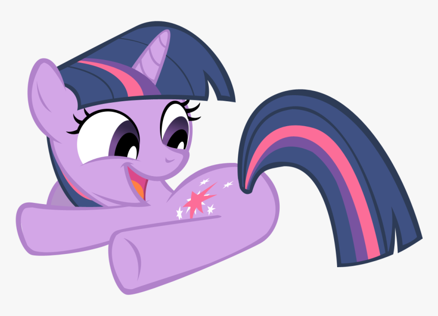 Filly Twilight Looking At Her Cutie Mark - Twilight Looking At Cutie Mark, HD Png Download, Free Download