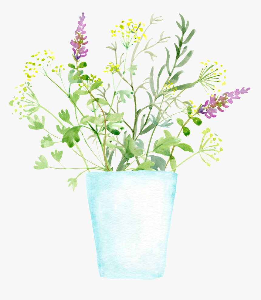 Flowerpot Planting Plant Cartoon Transparent - Flowerpot, HD Png Download, Free Download