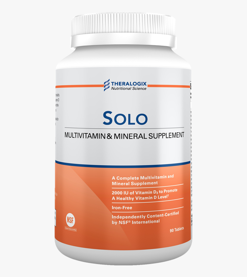 Solo Multivitamin And Supplement Tablets Contain A - Animal, HD Png Download, Free Download